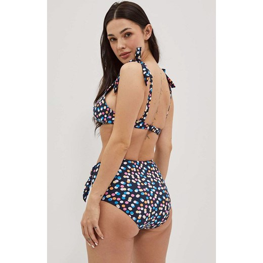 Góra od bikini w kropki z miękkimi miseczkami 4005, Kolor granatowy, Rozmiar XS, XL okazyjna cena Primodo