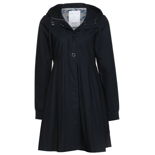 Elvine GABY   Krótki płaszcz dark navy zalando czarny abstrakcyjne wzory