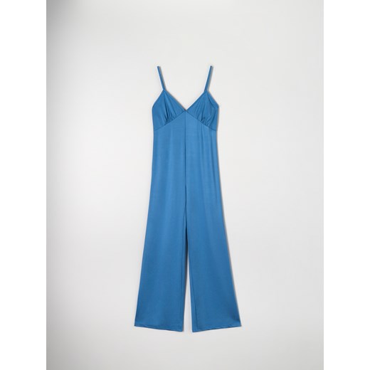 Sinsay - Kombinezon na ramiączkach - Niebieski Sinsay M Sinsay