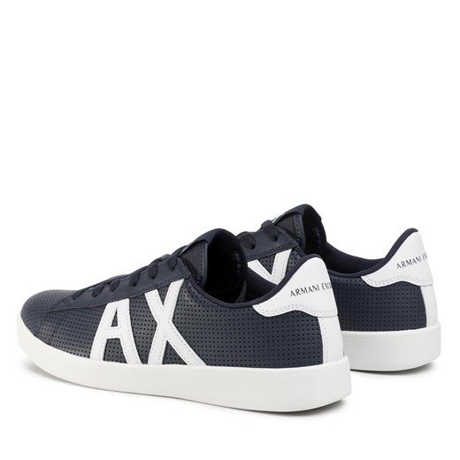 Sneakersy Armani Exchange XUX016 XCC60 A138 Navy/Opt White Armani Exchange 41 wyprzedaż eobuwie.pl