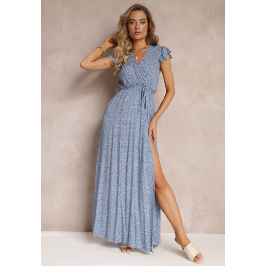 Niebieska Sukienka Karmay ze sklepu Renee odzież w kategorii Sukienki - zdjęcie 160315195