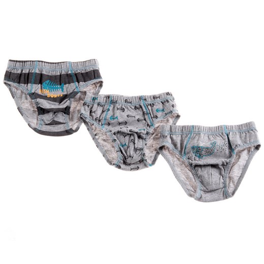 Cool Club, Majtki chłopięce 3-pack, rozmiar 86/92 - Spodnie, spódnice, sukienki - 2 sztuka 70% taniej! smyk-com szary Spodnie
