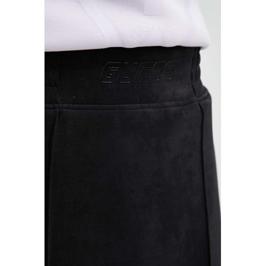 Guess spódnica kolor czarny mini prosta Guess S wyprzedaż ANSWEAR.com