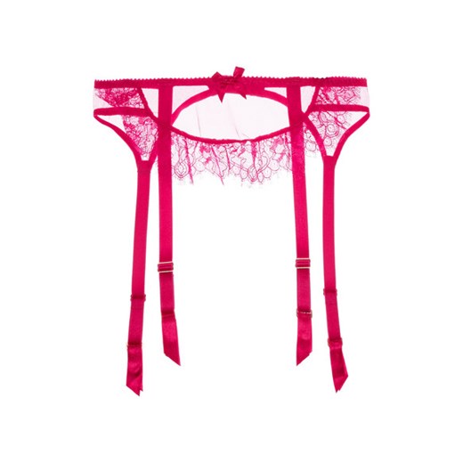 Idalia lace and stretch-tulle suspender belt net-a-porter rozowy 