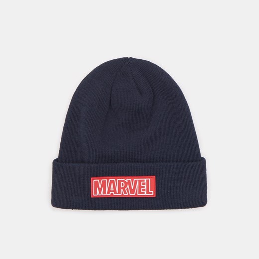 Sinsay - Czapka beanie Marvel - Granatowy Sinsay Jeden rozmiar okazja Sinsay