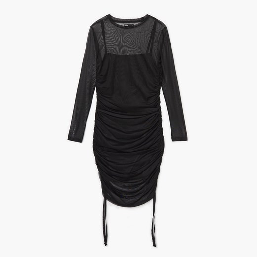 Cropp - Dopasowana sukienka mini - czarny ze sklepu Cropp w kategorii Sukienki - zdjęcie 160420757