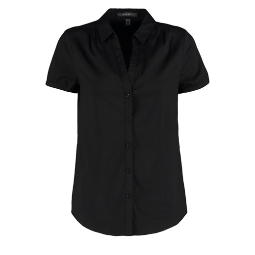 ESPRIT Collection Bluzka black zalando czarny abstrakcyjne wzory