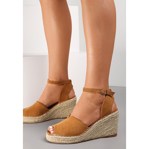 Brązowe Sandały Aririth Renee 41 wyprzedaż renee.pl