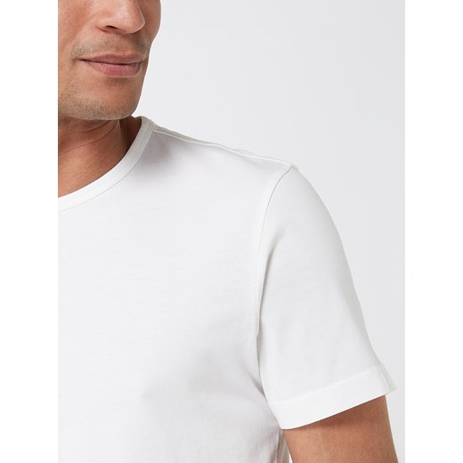 T-shirt męski biały BRAX z krótkim rękawem 
