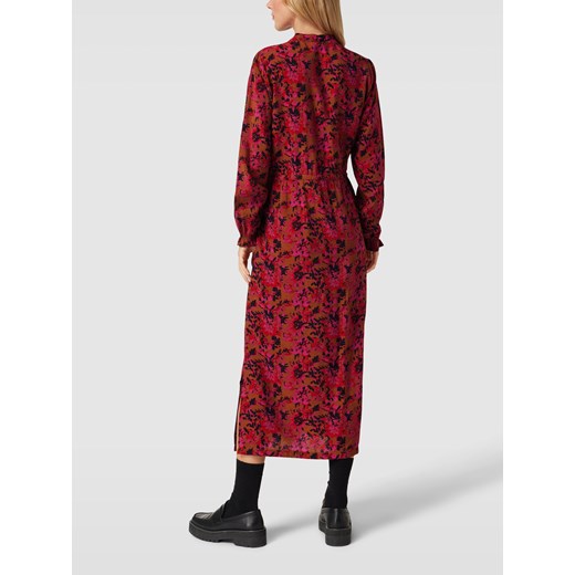 Sukienka midi ze wzorem na całej powierzchni model ‘Adriane’ Free/quent S Peek&Cloppenburg