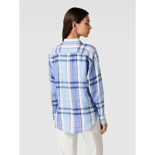 Bluzka koszulowa ze wzorem w kratę glencheck model ‘KOTTA’ M wyprzedaż Peek&Cloppenburg 