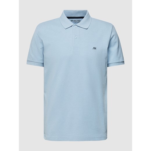 Koszulka polo z bawełny model ‘SLHDANTE’ Selected Homme L Peek&Cloppenburg 