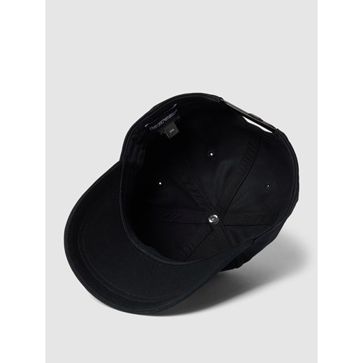 Czapka z daszkiem męska czarna Emporio Armani