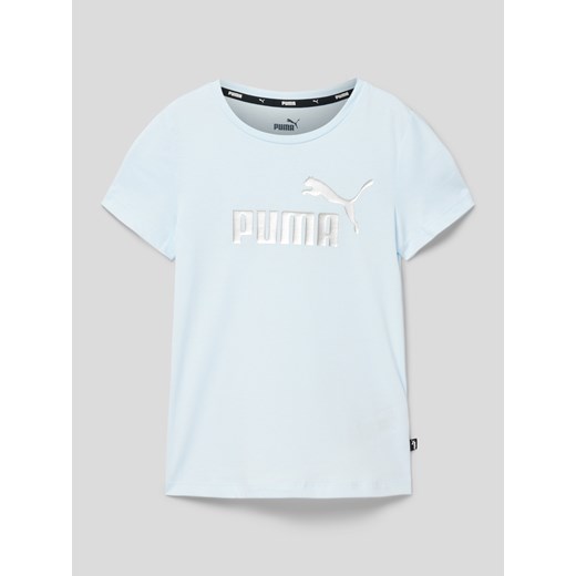 Bluzka dziewczęca Puma z krótkim rękawem