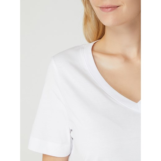 T-shirt z bawełny ekologicznej model ‘Standard’ Selected Femme S Peek&Cloppenburg 
