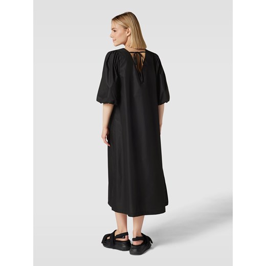 Sukienka midi z bufiastymi rękawami model ‘Bamela’ Free/quent L okazyjna cena Peek&Cloppenburg 