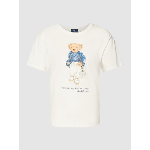 T-shirt z nadrukowanym motywem model ‘BEAR’ Polo Ralph Lauren S Peek&Cloppenburg