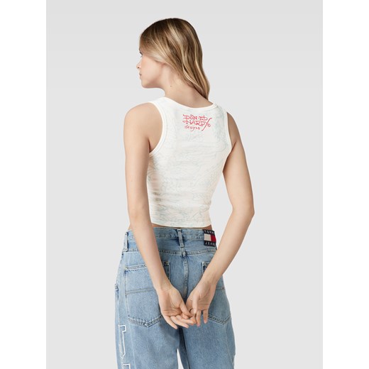Top z nadrukiem z motywem model ‘LOVE-DIES-HARD’ Ed Hardy M wyprzedaż Peek&Cloppenburg