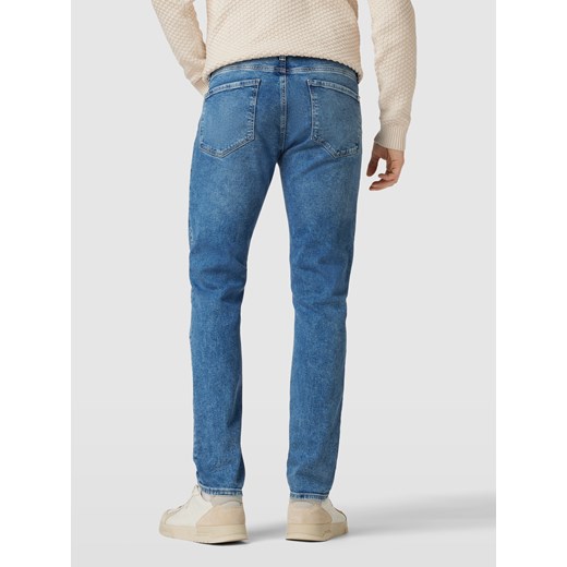 Jeansy o kroju skinny fit z naszywką z logo model ‘James’ Mavi Jeans 34/34 Peek&Cloppenburg 