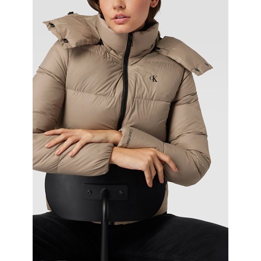 Płaszcz pikowany z nadrukiem z logo XS Peek&Cloppenburg 