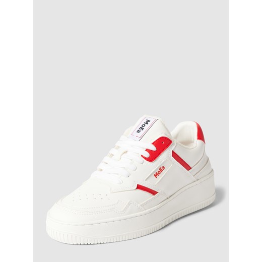 Moea buty sportowe damskie sneakersy wiosenne na platformie sznurowane