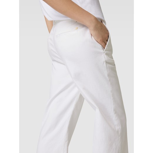 Chinosy z dodatkiem streczu o dł. 7/8 model ‘NEW YORK CROPPED’ Mason`s 40 Peek&Cloppenburg