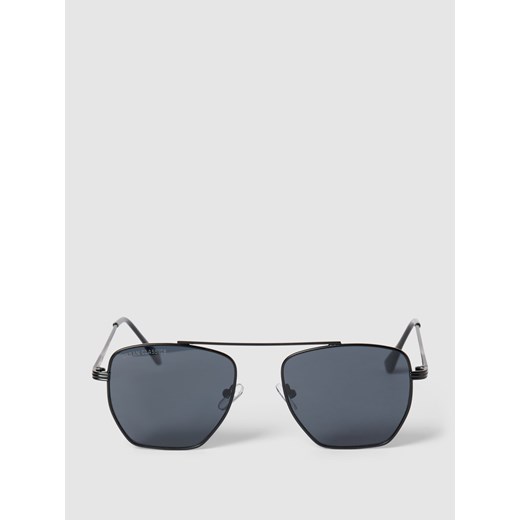 Okulary przeciwsłoneczne z prostym mostkiem nosowym model ‘Denver’ Urban Classics One Size Peek&Cloppenburg 