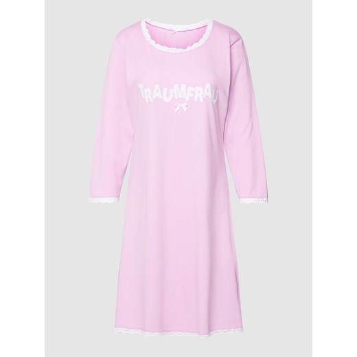 Koszula nocna z obszyciem koronką model ‘Traumfrau’ Louis & Louisa XS promocja Peek&Cloppenburg 