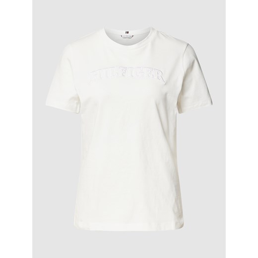 T-shirt z wyhaftowanym logo Tommy Hilfiger XL Peek&Cloppenburg 
