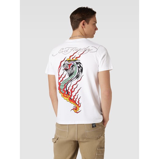T-shirt z nadrukiem z logo Ed Hardy L Peek&Cloppenburg 