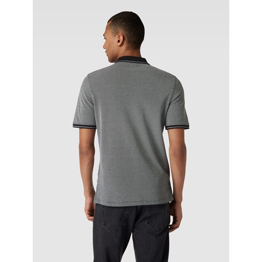Koszulka polo z paskami w kontrastowym kolorze model ‘BLUWIN’ XL promocja Peek&Cloppenburg 