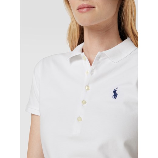 Koszulka polo o kroju slim fit z wyhaftowanym logo model ‘JULIE’ Polo Ralph Lauren XXL Peek&Cloppenburg 