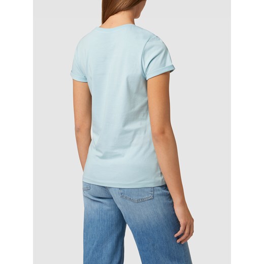 T-shirt z nadrukiem z logo model ‘Slim’ XS wyprzedaż Peek&Cloppenburg