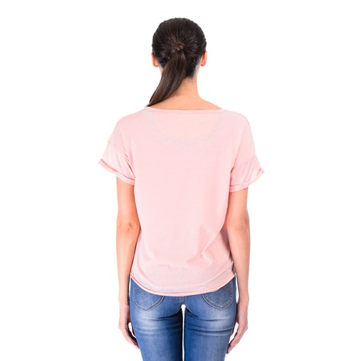 T-shirt Pepe Jeans Sami "Pink" be-jeans bezowy lato