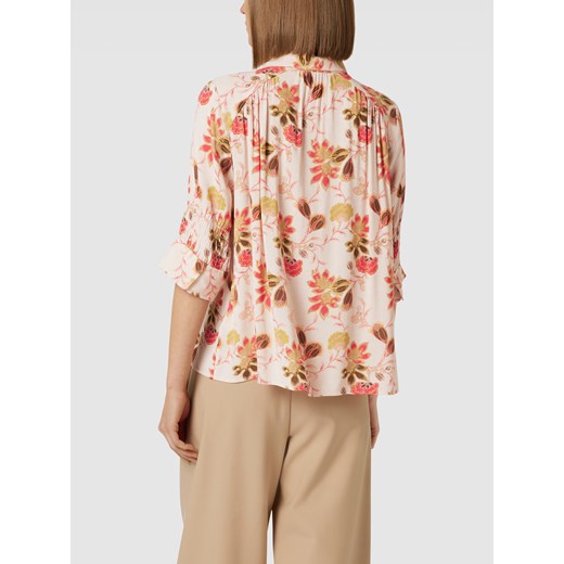 Bluzka koszulowa z kwiatowym wzorem na całej powierzchni model ‘THERICA’ Mos Mosh XS wyprzedaż Peek&Cloppenburg 