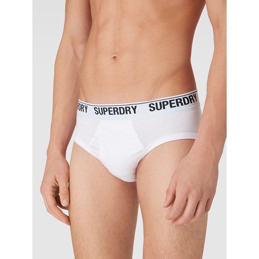 Slipy z paskiem z logo w zestawie 3 szt. model ‘BRIEF MULTI TRIPLE PACK’ Superdry L Peek&Cloppenburg