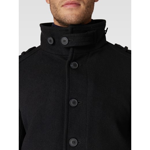 Płaszcz z fakturowanym wzorem model ‘Noah’ Selected Homme S Peek&Cloppenburg 