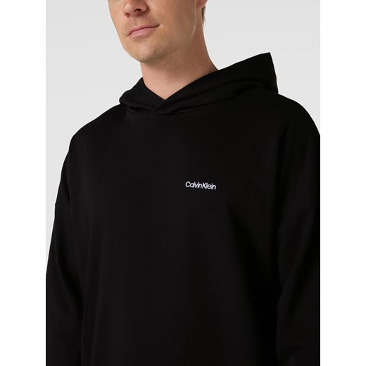 Bluza z kapturem i wyhaftowanym logo model ‘HOODIE’ Calvin Klein Underwear M promocja Peek&Cloppenburg 