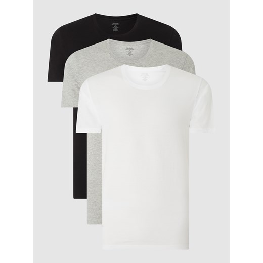 T-shirt z dodatkiem streczu w zestawie 3 szt. Calvin Klein Underwear M Peek&Cloppenburg 