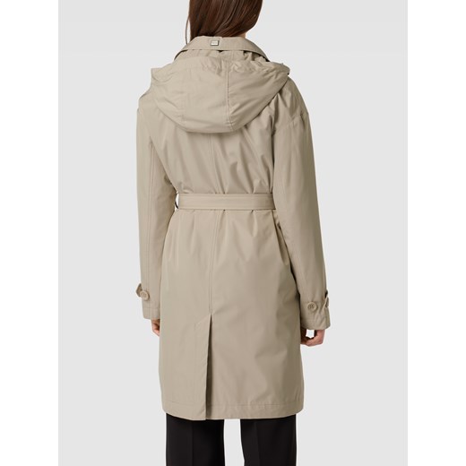 Płaszcz z wiązanym paskiem model ‘JELLY BEAN’ Geox 46 okazja Peek&Cloppenburg 