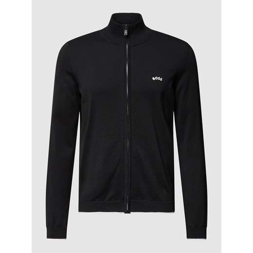 Sweter męski BOSS HUGO czarny bawełniany