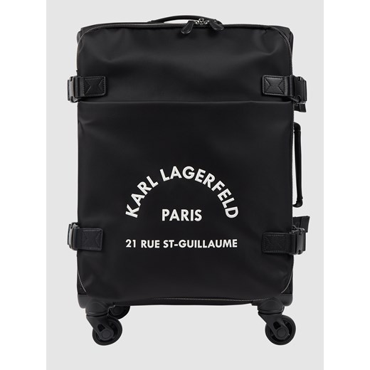 Walizka z nadrukiem z logo Karl Lagerfeld One Size promocyjna cena Peek&Cloppenburg 