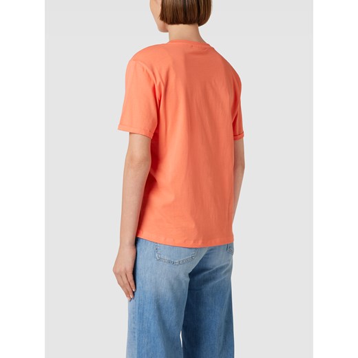 T-shirt z przeszytymi zakładkami na rękawach model ‘Terina’ Moss Copenhagen XS/S wyprzedaż Peek&Cloppenburg 