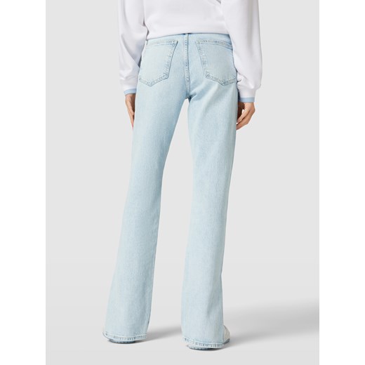 Jeansy o kroju straight fit z rozcięciami na nogawkach Gina Tricot M wyprzedaż Peek&Cloppenburg
