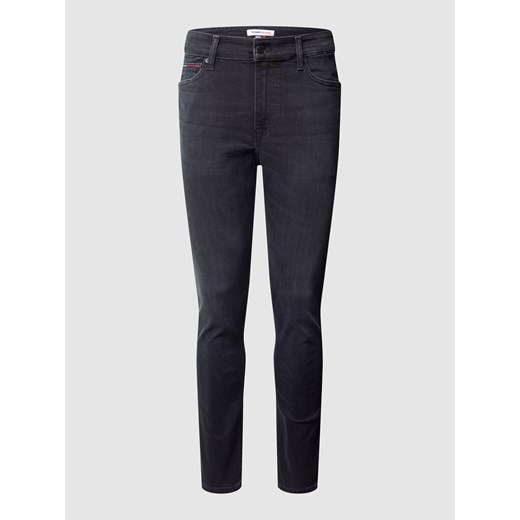 Jeansy o kroju slim fit z detalami z logo model ‘Simon’ Tommy Jeans 34/30 Peek&Cloppenburg 