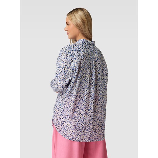 Bluzka koszulowa PLUS SIZE z kwiatowym wzorem model ‘COURTENAY’ XXXL okazyjna cena Peek&Cloppenburg 
