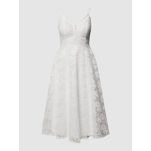 Suknia ślubna z kwiatową koronką Troyden Collection 40 Peek&Cloppenburg  promocyjna cena