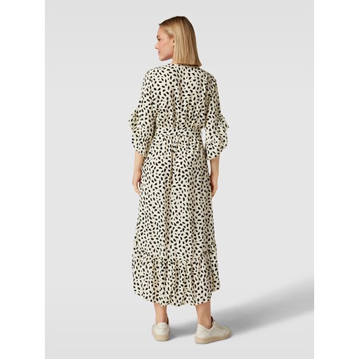 Sukienka midi z wiązanym paskiem L Peek&Cloppenburg 