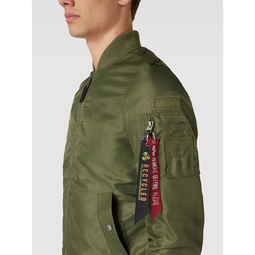 Kurtka z detalami z logo Alpha Industries L Peek&Cloppenburg