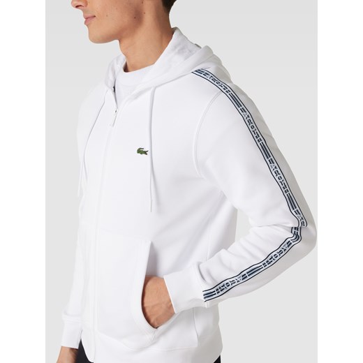 Bluza męska Lacoste biała casual